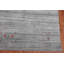 Tapis argenté gris Gabbeh