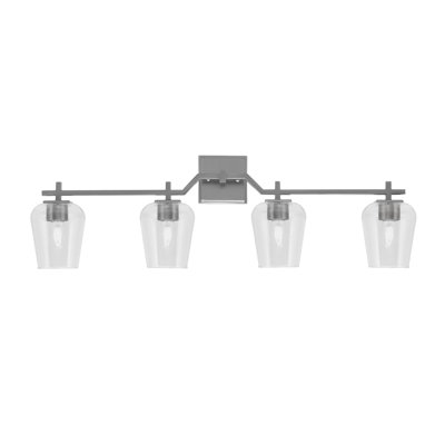 Bar pour salle de bain Headland illustré avec verre à bulles transparent de 5 po