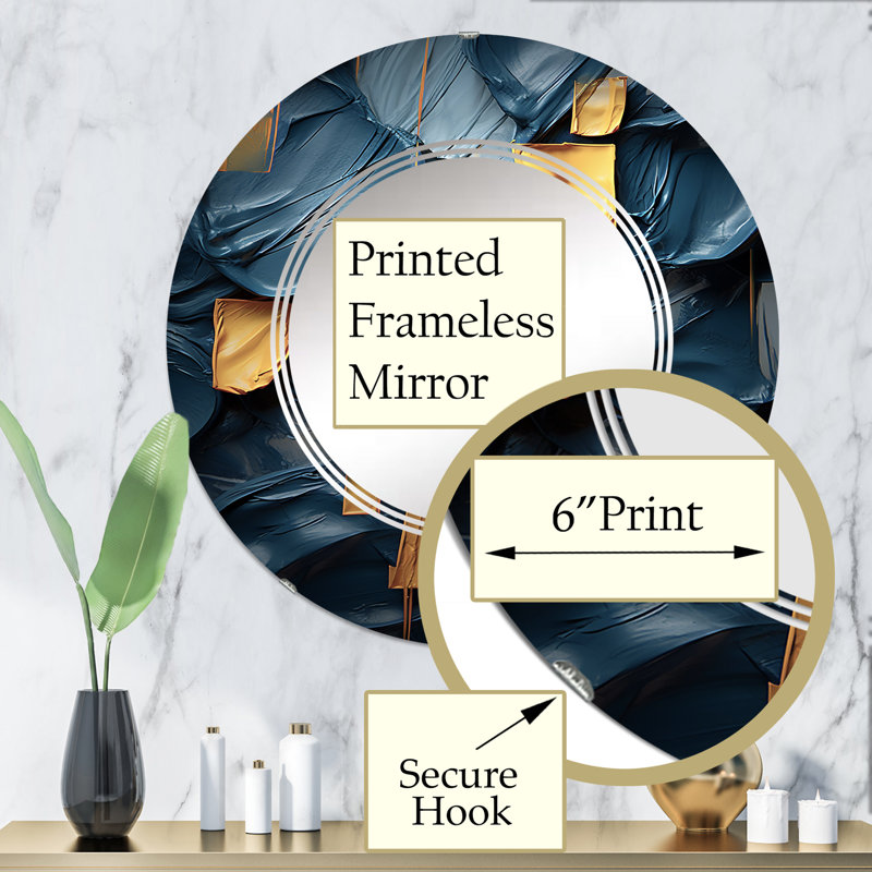 Miroir mural Zino, 32 po x 32 po