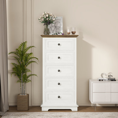 Cabinet Dresser Chest With 5 Drawers, Chest Of Drawers, Bedroom Dresser