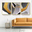 Abstrait, art mural encadré - ensemble de 3 reproductions encadrées en aluminium sur toile, décoration murale pour le salon, la chambre à coucher, la salle de bain