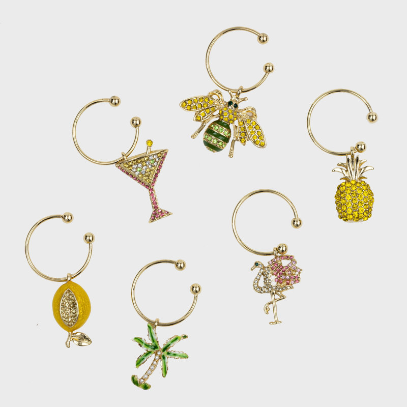 Tropical Wine Charm