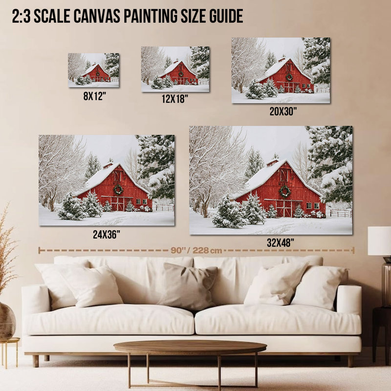 Hiver, art mural de grange d'hiver, H 20 po x l 30 po