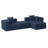 Castillon Boneless Cloud Sectional Couch In Two Boxes, Compressed Modular Sectional Sofa With Deep Seat-251139938