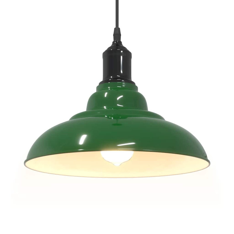 Adalinne 1 - Light Gloss Orange Pendant, Gloss Green