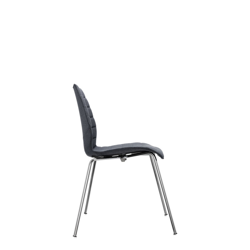 Maui Upholstered Dining Chair, Gray Trevira
