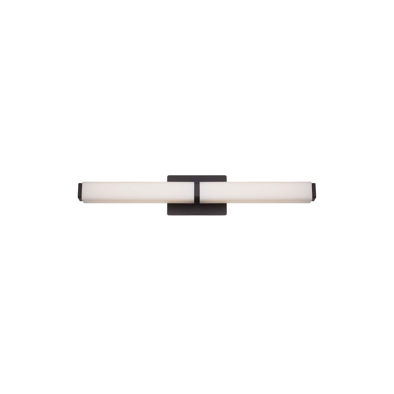Erby Single Light Glass Dimmable LED Flush Mounted Sconce, Bronze, 3000K, 5" H x 27" W x 3" D