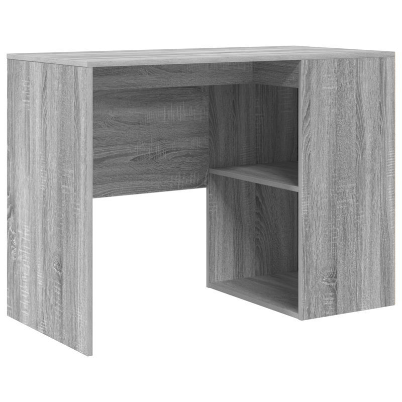 Writing Desk Engineered Wood Medium Writing Desk, Grey Sonoma