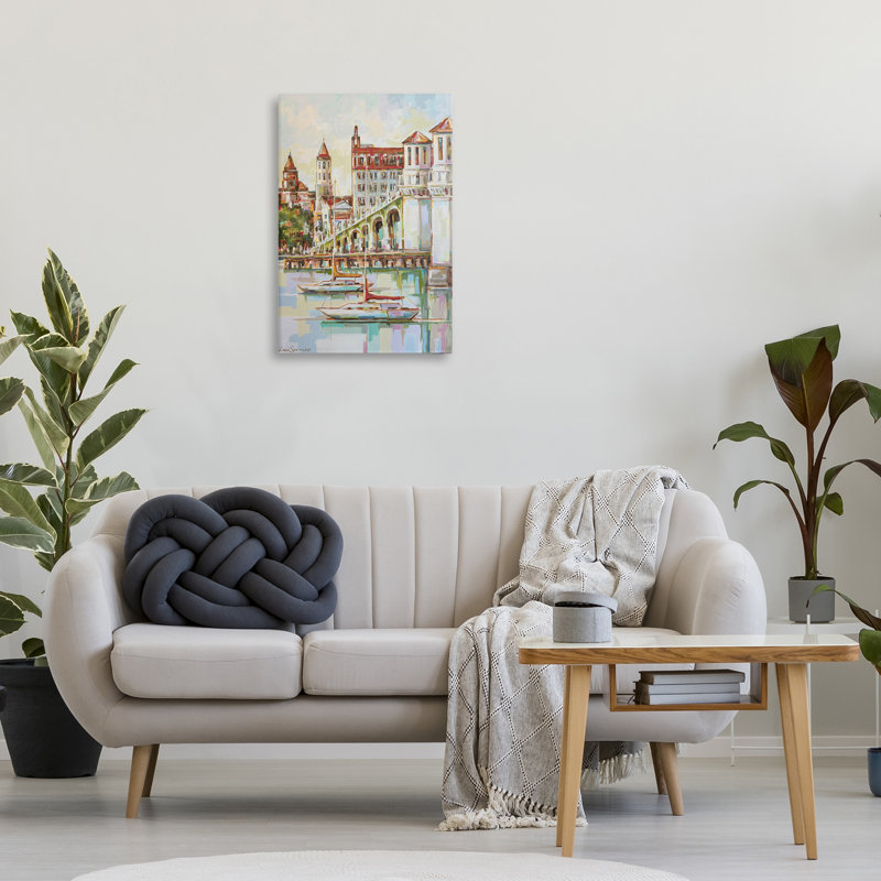 Impression sur toile St Augustine Modern Impressionism, par Linda Sperruche, H 20 po x l 30 po