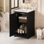 Ensemble de meuble-lavabo autoportant de 20 pouces avec lavabo en céramique, ensemble de meuble-lavabo simple autoportant avec porte à fermeture douce, tablette réglable, style moderne, vert.-57628037