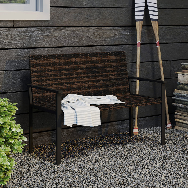 Garden Bench, Mixed Brown