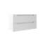 Coda 36" Two Drawer Wall-Mounted Vanity - Matte White-87459784