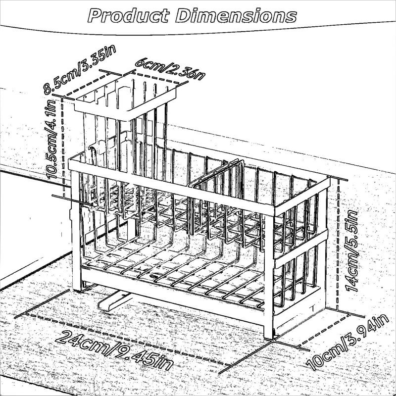 Organisateur d'évier de cuisine à 2 niveaux avec plateau de drain à 360 ° et porte-brosse à vaisselle, support en acier inoxydable antirouille et distributeur de savon pour accessoires de comptoir