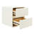 17.7" W Upholstered 2-Drawer Nightstand, Fully Assembled Modern Bedside Table (Right Hand)