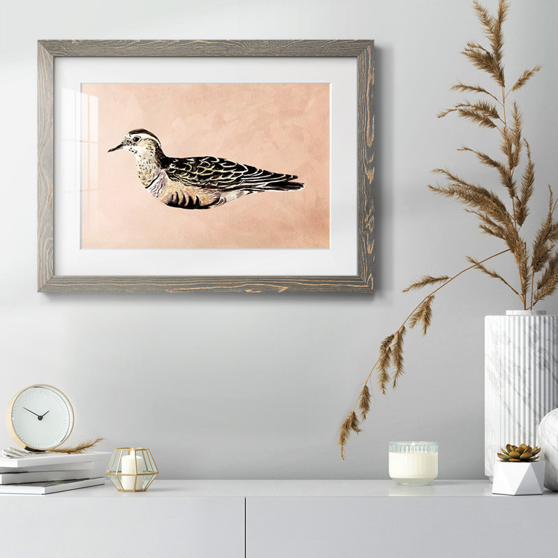 " Feathered Friend III ", 22" H x 32" W, Gray
