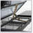 hand crank adjustable drafting table drawing desk with 2 metal drawers WITH STOOL