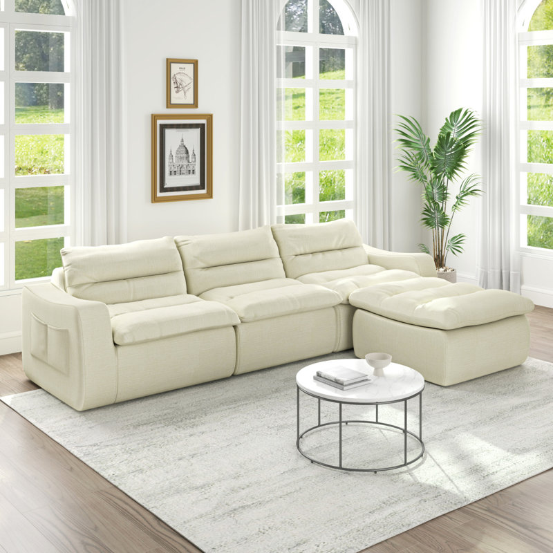 Canapé modulaire moderne, Beige