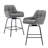 Balwant Swivel Upholstered 26.3'' Counter Stool with Metal Frame(Set of 2)-984710028