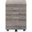 3 classeurs, mobile, rangement, taupe, bureau