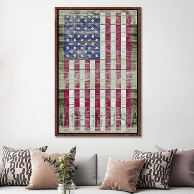 American Flag II by Diego Tirigall - Print on Canvas