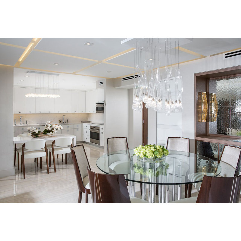 Cornetto 25 - Light Pendant, 60" H x 24" W x 24" D, White