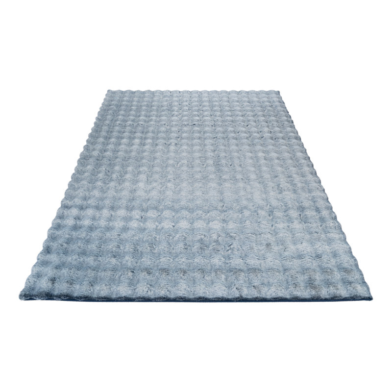 Montaz Hand Tufted Dhurrie Area Rug, Blue, Rectangular 120 x 170cm