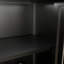 Armoire de rangement en bambou noire de grande capacité pour salle de bain-125535472