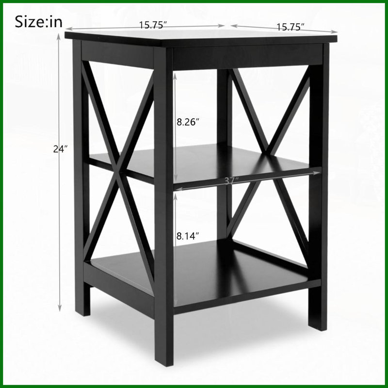 Table basse Oxford peinte aux UV avec pieds en bois aggloméré noir, écologique et amp; Résistant aux égratignures pour le salon