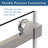 Ambrose 56-in to 60-in W x 76-in H Sliding Shower Door with Clear Tempered Glass and Chrome Hardware-130431778