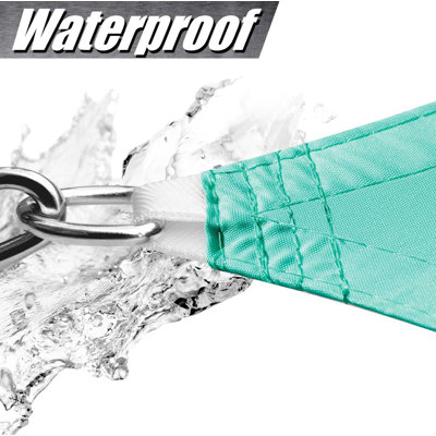 Royal Shade Triangle Waterproof Shade Sail With Installation Winch Kit