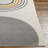 Andressa Rectangle Machine Woven Polypropylene Area Rug in Grey-70927989