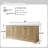 84''Wx34.2''H Freestanding Bathroom Vanity With White Cultured Marble Countertop And Sink,Oak-733331572-733331467-737283326