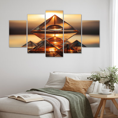 Cydny - Abstract Landscape Wall Art Set 5 Piece