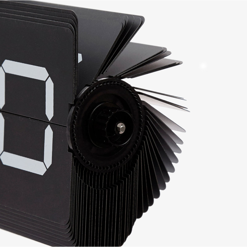 Digital Wall Clock, Black