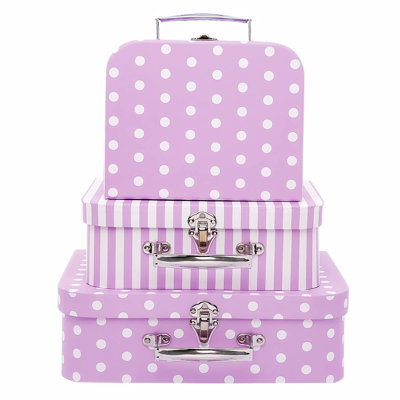 Ensemble de 3 boîtes décoratives rétro avec couvercles, mini boîtes à bibelot de style valise à souvenirs pour la décoration intérieure