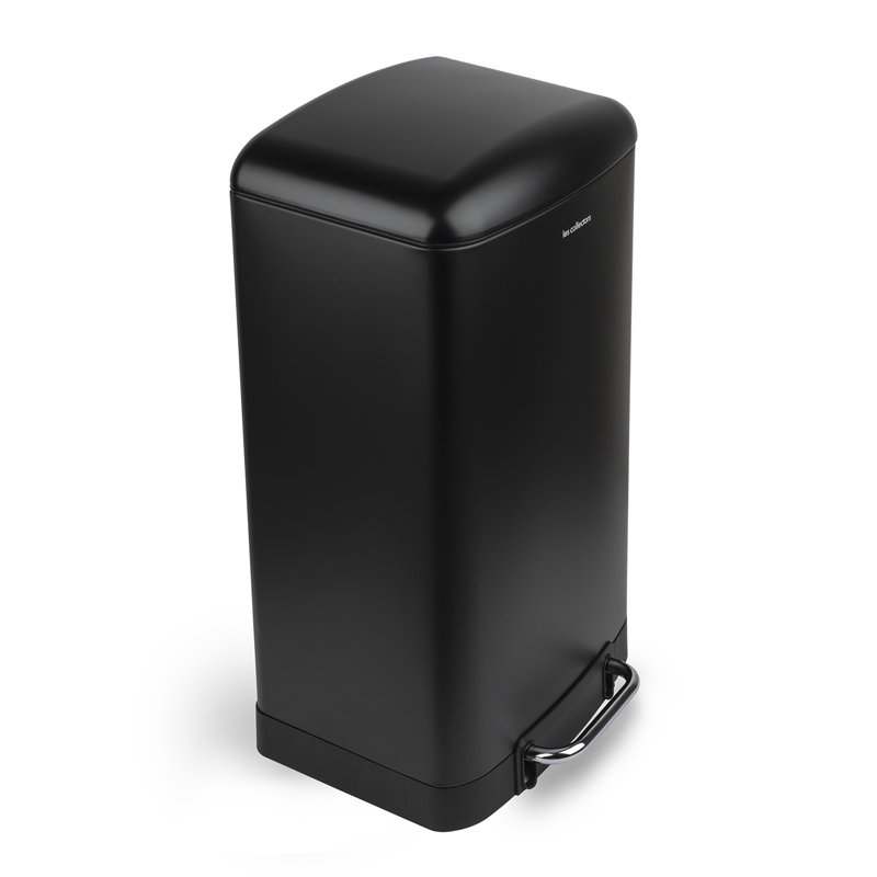 Abfalleimer mit Fußpedal, 30 L, Black