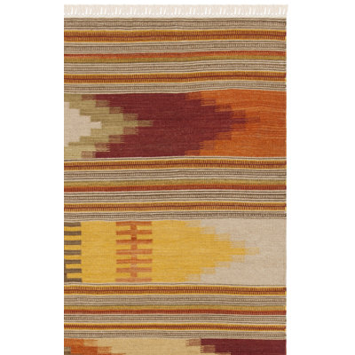 Bennett Hand Woven Wool Southwestern Rug