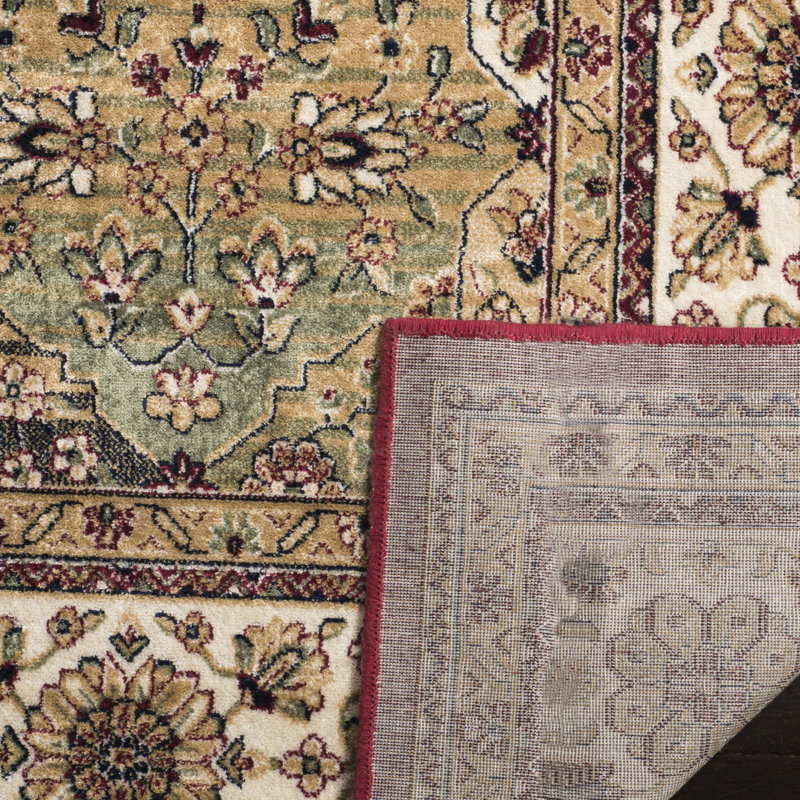 Tapis oriental à motif de viscose Carolus, Rectangle 3 pi 3 po x 4 pi 7 po