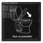 Art mural en verre "Home improvement Vi Black" par Myles Sullivan-1736174761