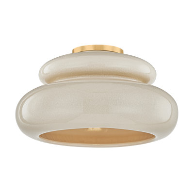Pia 1 Light Semi Flush by Hilary Matt for Mitzi