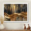 Oddny Golden Arashiyama Bamboo River III - art mural en bambou-27366422-253265988-253266000