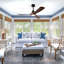 Ventilateur de plafond moderne Parzy