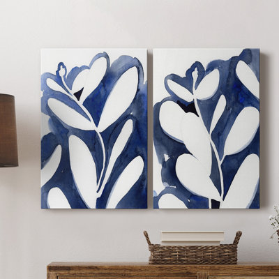 Blue Eucalyptus I-Premium Gallery Wrapped Canvas -Ready to Hang
