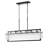 6-Light Industrial Glass Pieces Dimmable Adjustable Pendant Light Fixture Chandelier