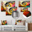 Popart Celestial Liquide Spiral Balance I - décoration murale fractale en métal, impression moderne sur métal-1183869085