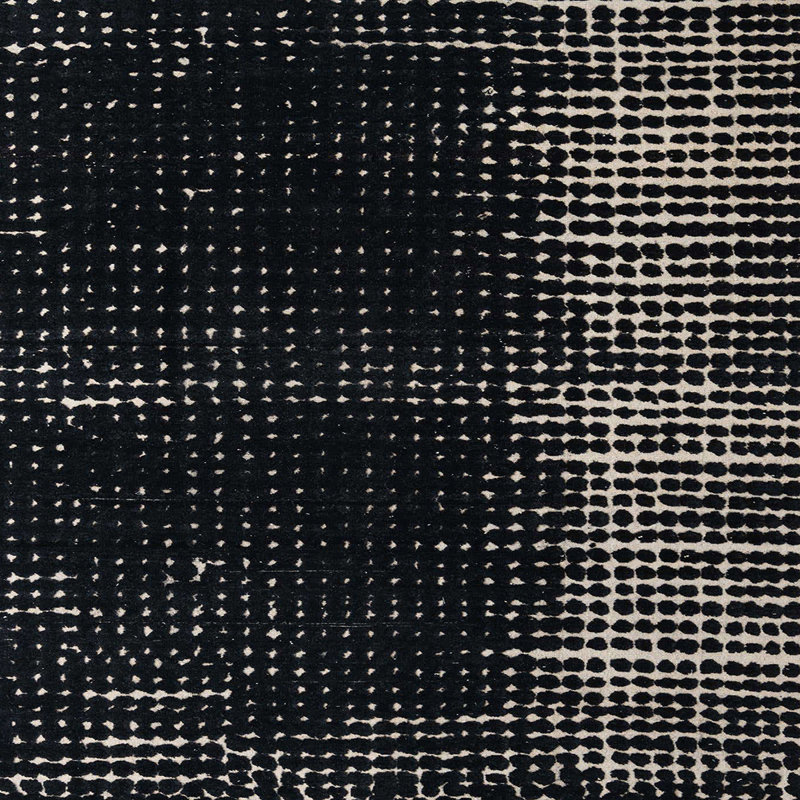 Tapis abstrait moderne 4902, Carré 4 pi