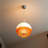 3 - Light Sunset Orange Dimmable Restaurant Pendant Light