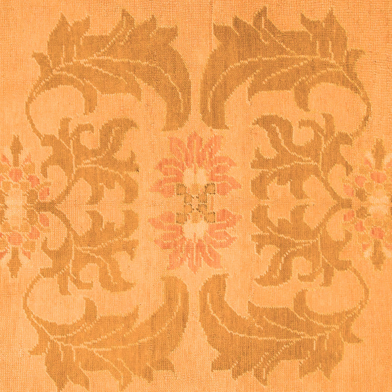 Macheal Performance Floral Indoor Rug, Square 8'