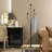 Steel Freestanding 8 - Hook Coat Rack with Elegant Marble Base, Rectangular Tube Tree-Shaped Style