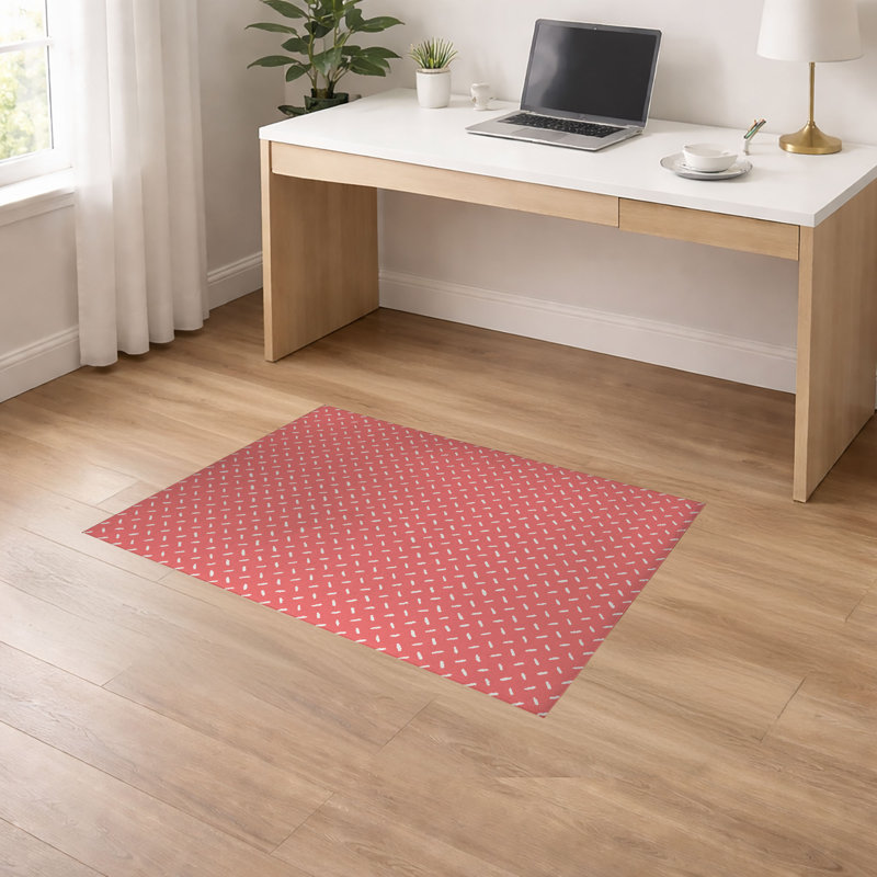 Tapis de bureau Kat, 36" W x 24" D, Vieux rose
